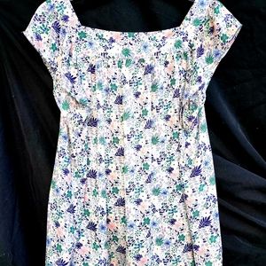 Loft flutter sleeve blouse M